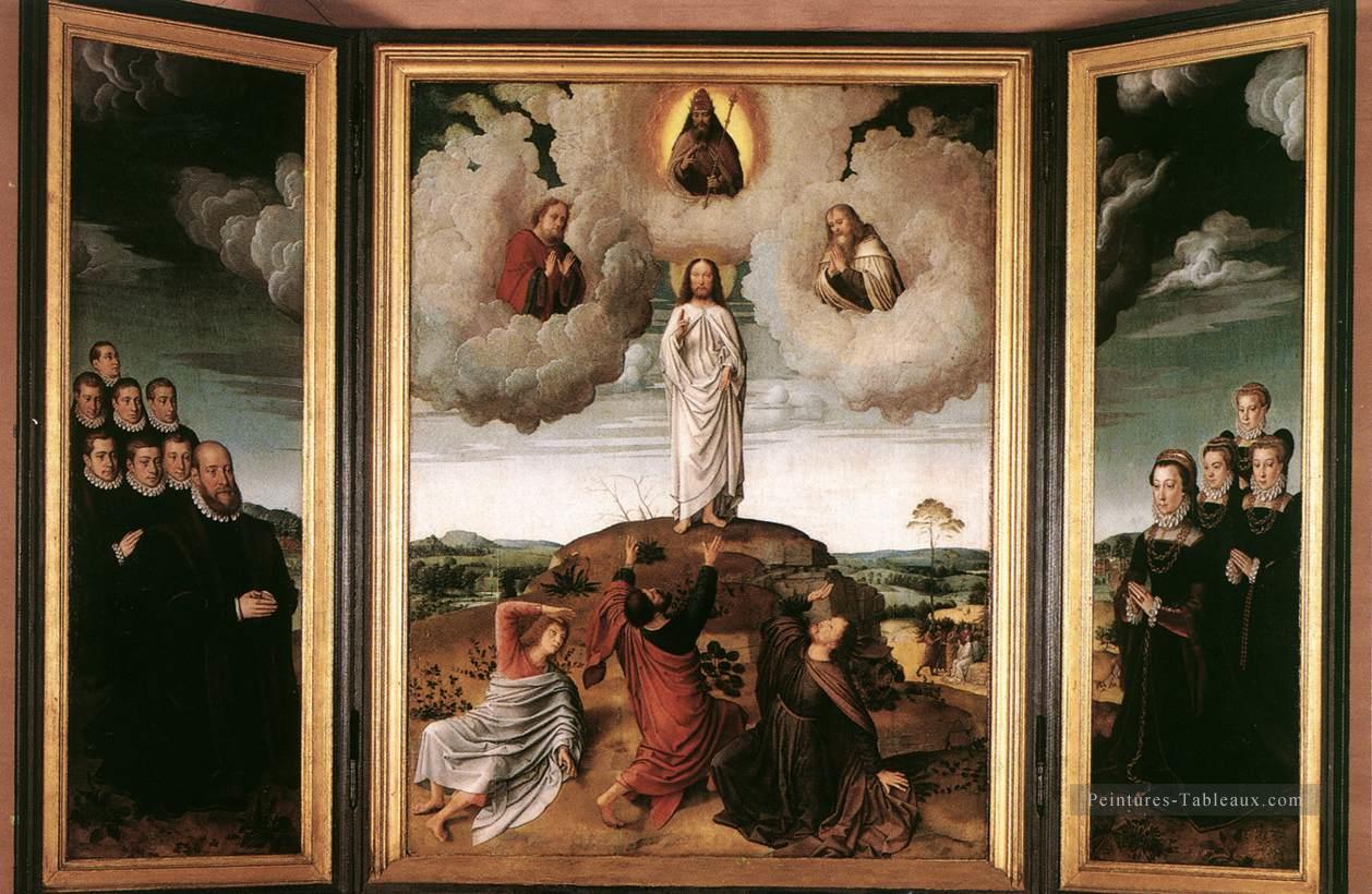 La Transfiguration du Christ Gérard David Peintures à l'huile